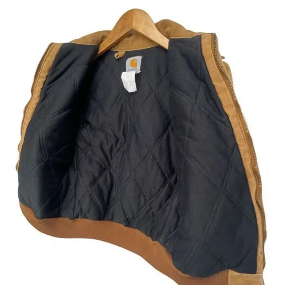 Carhartt Santa Fe Jacket Quilt Lined Youth Medium Y03 BRN Brown - Picture 13 of 16